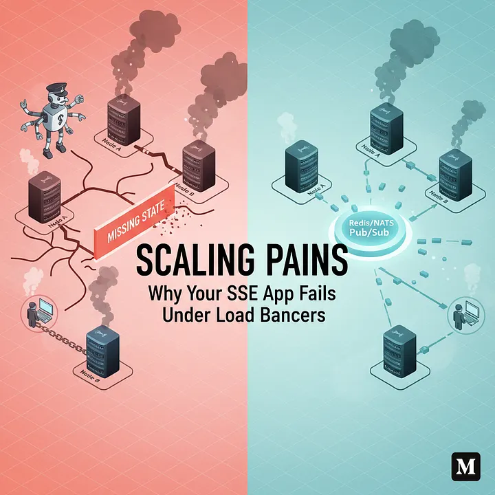 Scaling Pains: Why Your SSE App Fails Under Load Balancers